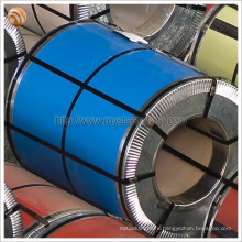 From Shanghai Manufacturer Traffic Blue Prepainted Steel Coil PPGI Coil with 0.5*1250mm